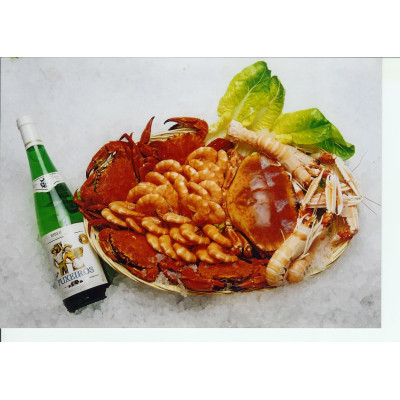 mariscada de buey o centollo