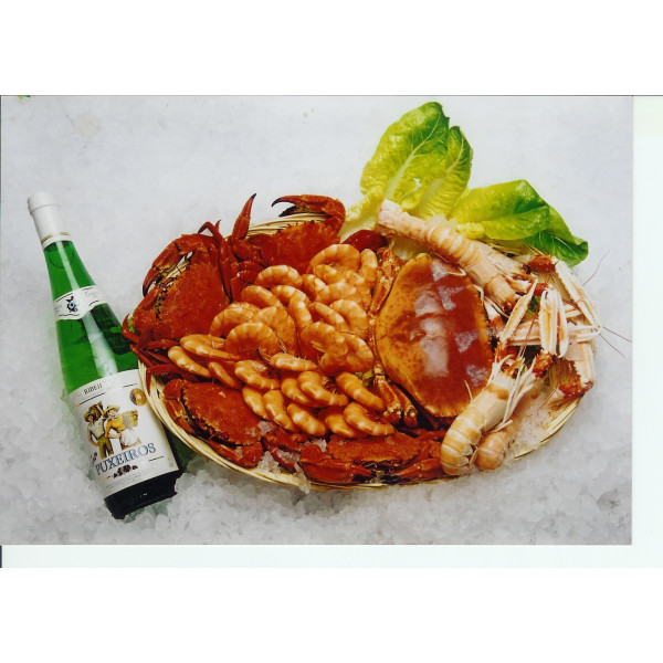 mariscada de buey o centollo